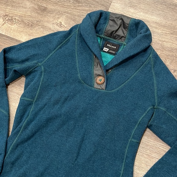 Marmot Grace Sweater Blue Size Medium Pullover Fleece - Picture 4 of 12